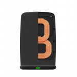 Wholesale Fast Wireless Charging Charger Stand Station Qi Compatible Device (Black)